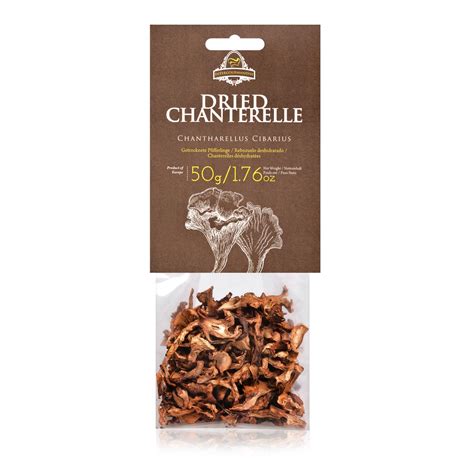 Dried Chanterelle Mushrooms 50 Gr / 1.7 Oz | igdchm50 - Intergourmandise: Truffles, Wild ...