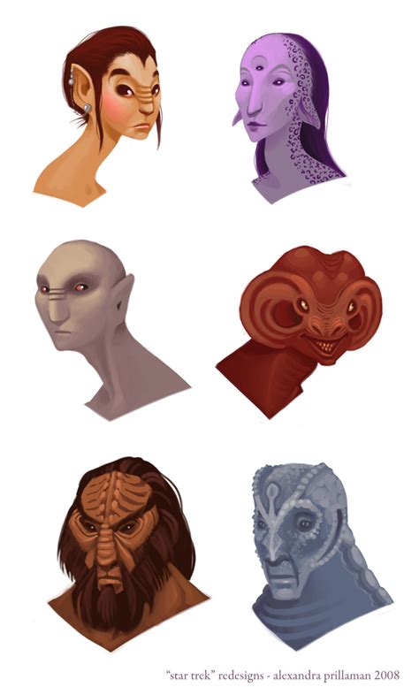 Star Trek redesigns by thundercake on DeviantArt