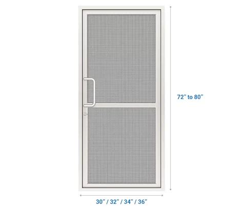 Standard Screen Door Size & Measurement Tips - Designing Idea