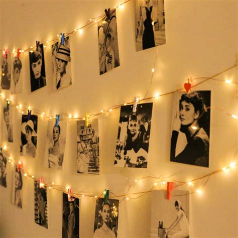 How to Make a Photo Wall DIY with Fairy Lights – Koopower