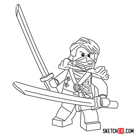 Lego Ninjago Lloyd Dragon Coloring Pages - Free Printable Templates