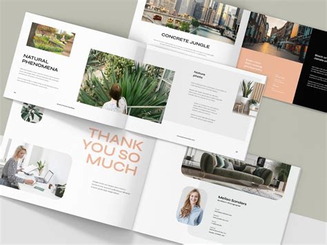 Portfolio Template Canva, Architecture and Interior Design, Brochure ...