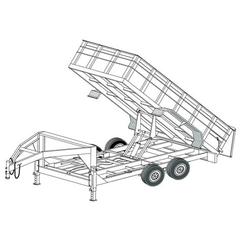 Gooseneck Dump Trailer Blueprints - Order Online – The Trailer Parts Outlet