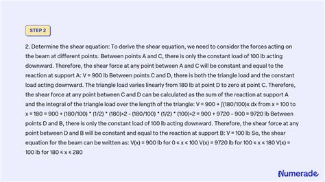 SOLVED: the simple beam shown below supports a triangle load and a constant load. derive the ...