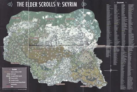 Skyrim Map Wallpapers | Skyrim map, Skyrim, Elder scrolls skyrim