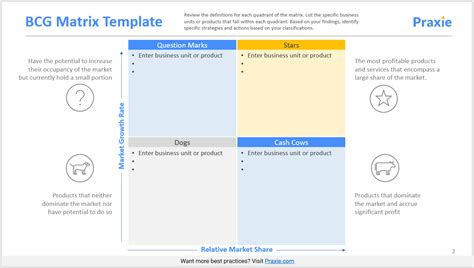 BCG Matrix Template – Marketing Software Online Tools