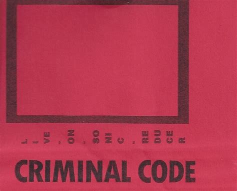 TERMINAL ESCAPE: CRIMINAL CODE