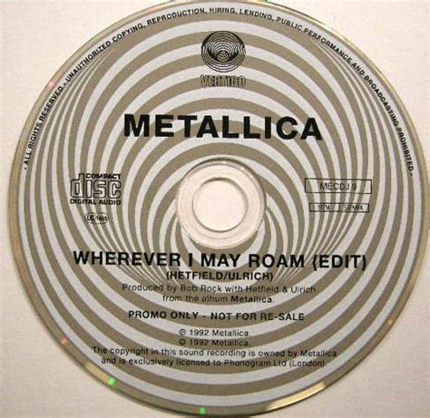 Metallica - Wherever I May Roam (1992, CD) | Discogs