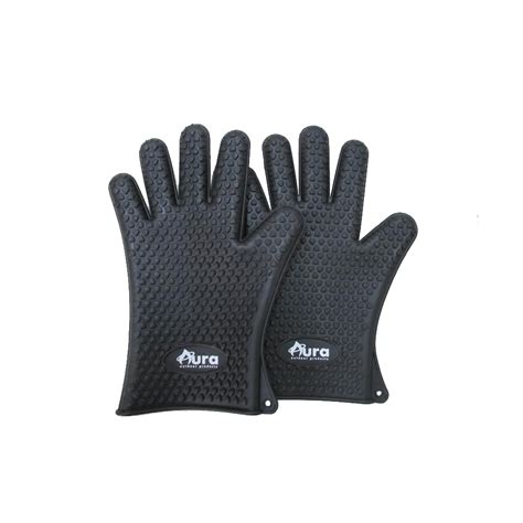 Silicone Heat Resistant Grill Gloves Pair – Aura Outdoor Products