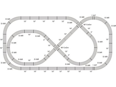 Deluxe Complete O Gauge Track Pack | Model railway track plans, Model ...