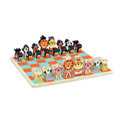 My First Chess Set in color -MoMA Design Store Wooden Chess Board, Wooden Chess Pieces, Chess ...