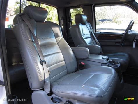 Medium Flint Interior 2002 Ford F250 Super Duty Lariat SuperCab 4x4 Photo #44075034 | GTCarLot.com