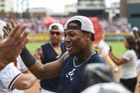 WATCH: Ronald Acuna Jr. with bat flip to end all bat flips