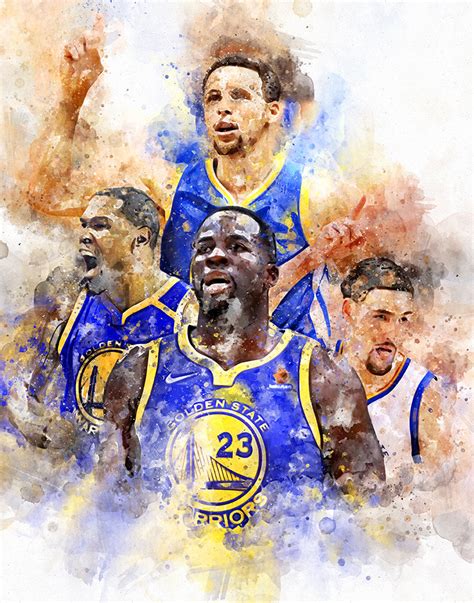 Golden State Warriors Sports Art Print Basketball Poster - Etsy