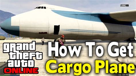 GTA Online - How To Get "CARGO PLANE" (Huge Air Vehicle) [GTA V ...