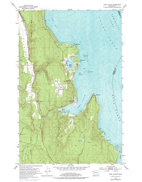 Port Ludlow topographic map, WA - USGS Topo Quad 47122h6