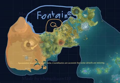 Genshin Impact Leak Reveals Fontaine 'Steampunk' City Map