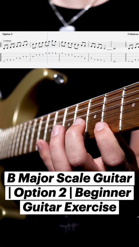 B Major Scale Guitar | Beginner Guitar Exercise | Guitar chords, Guitar for beginners, Guitar ...