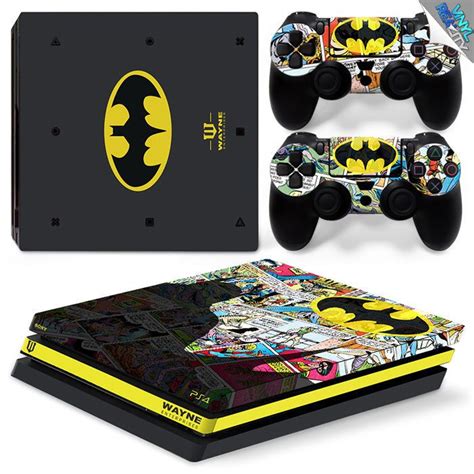 BATMAN Playstation 4 PRO (PS4) Skin Decal Wrap Vinyl Sticker / ARKHAM ...