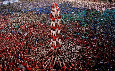 Spain's Human Towers: Where You Must Step On People To Get Ahead