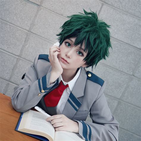 Hot Anime My Hero Academia Izuku Midoriya Cosplay Wigs Short ...