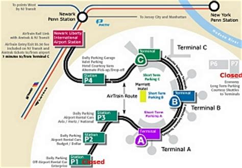 Airport Parking Maps For Minneapolis, Nashville, New Orleans, Newark