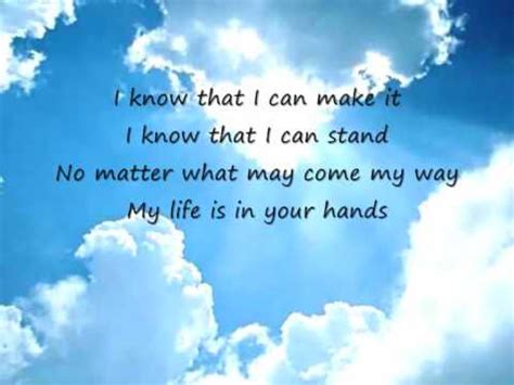 My Life is in your hands Lyrics - Kirk Franklin - Zion Lyrics