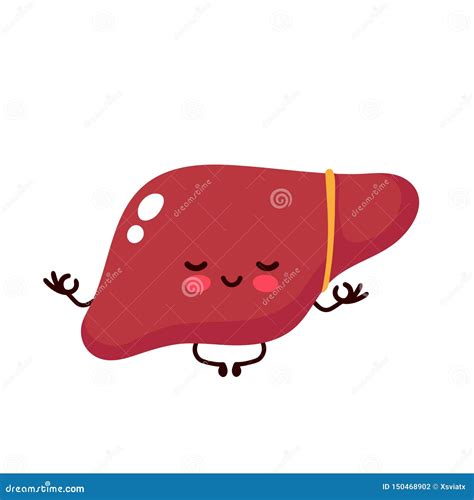 Happy Human Fibrosis Liver Mascot Design Concept With Brown Envelope Vector Illustration ...