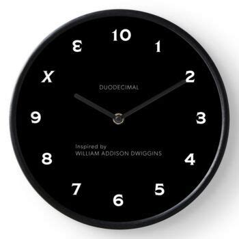 Duodecimal - Inspired by Dwiggins Clock by OBJETDART in 2022 | Clock, Analog clock, Clock face