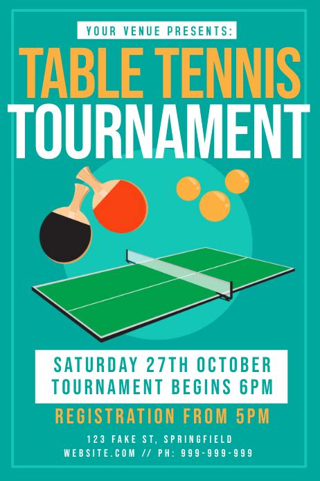 table tennis tournament template | Brokeasshome.com