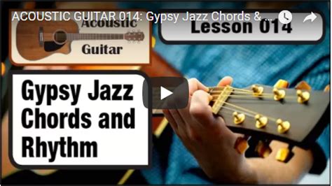 ACOUSTIC GUITAR 014: Gypsy Jazz Chords & Rhythm | Creative Guitar Studio