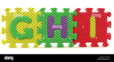 Alphabet puzzle pieces Stock Photo - Alamy