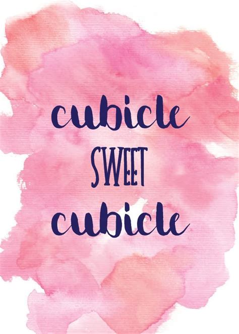 Cubicle Sweet Cubicle (FREE Printable!) | Work cubicle decor, Cubicle decor, Cubicle