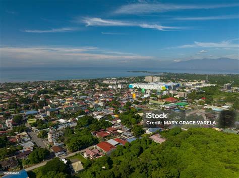 Cityscape Davao City In Mindanao Philippines Stock Photo - Download Image Now - Aerial View ...