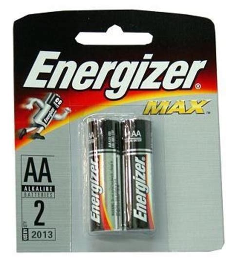 Amazon.com: Energizer E91 Regular Alkaline Batteries, 1.5 V, AA, 4/Pack : Health & Household