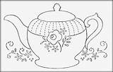 Teapot Printablee Starbucks Printables Sketch Coloring Page sketch template