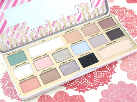 Too Faced White Chocolate Bar Eyeshadow Palette: Review and Swatches | The Happy Sloths: Beauty ...