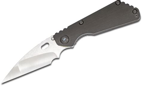 Mick Strider Custom Wharny SnG Folding Knife 3.5" CPM-20CV Blade, Black ...