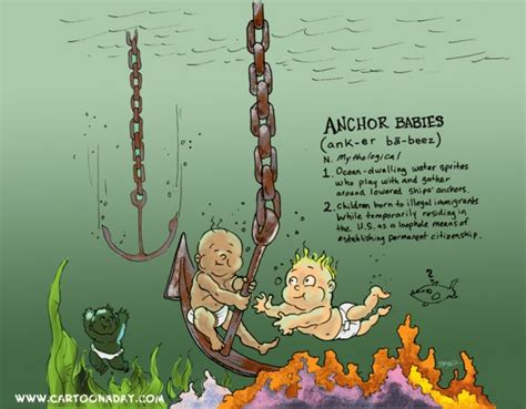 Anchor Babies Definition Cartoon