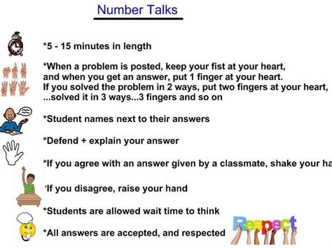 Math: Number Talks (Smart Board + PowerPoint) handouts/directions/examples | Teaching Resources