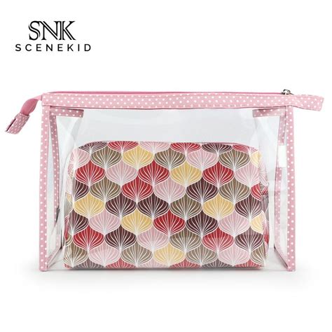 Waterproof Makeup Bag with Two Compartments