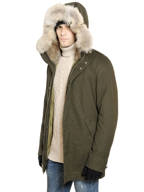 Lyst - Woolrich Eskimo Cotton Parka in Green for Men