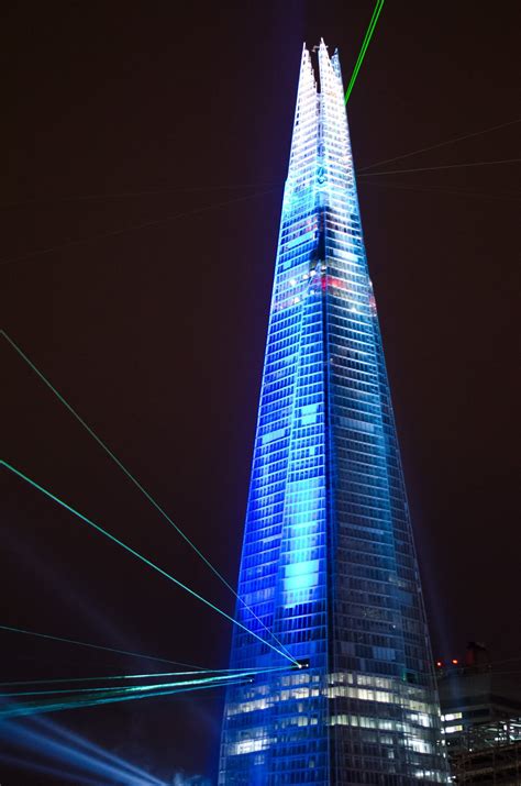 Amazing Night View Of The Shard In London