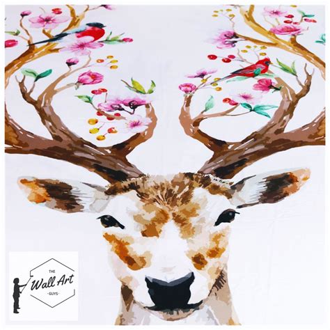 Floral Elk Tapestry | Deer bedding, Decorative sheets, Tapestry