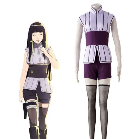 [Ready to Ship] Gvavaya Anime Cosplay Naruto Hyūga Hinata Cosplay Cost