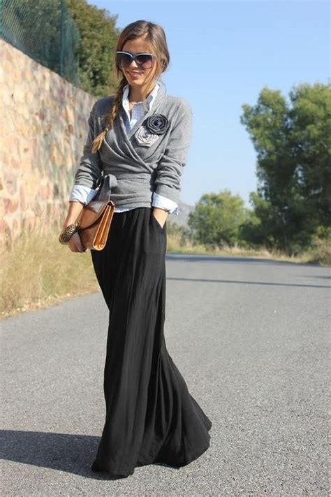 49 Modest But Classy Skirt Outfits Ideas Suitable For Fall