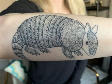 Armadillo by James Samaniego, Shelter Tattoo, Houston, TX : r/tattoos