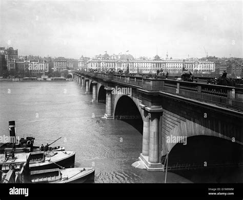 Old Waterloo Bridge, which was designed by John Rennie and opened in Stock Photo, Royalty Free ...