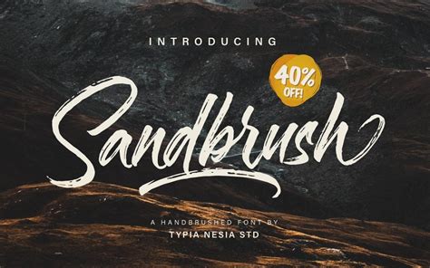 Sandbrush Handmade Brush Font - LTHEME