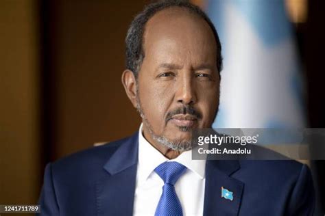 President Hassan Sheikh Mohamud Of Somalia Photos and Premium High Res ...